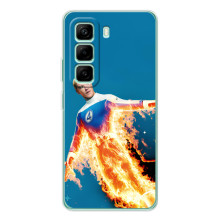 Чехол с принтом Фантастическая четверка для Infinix Hot 60 Pro Plus – Человек-Факел
