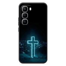 Чехлы для Хот 60 Про Плюс (Крест Иисуса) (Яркий Крест)