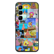 Силиконовый чехол Спанч Боб на Хот 60 Про Плюс (Комиксы Спанч Боб)
