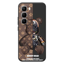 Крутые Чехлы Луи Виттон для Infinix Hot 60 Pro Plus (AlphaPrint) – Медведь Луи Витон