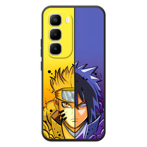 Купить Чехлы на телефон с принтом Anime для Infinix Hot 60 Pro Plus (Naruto Vs Sasuke)