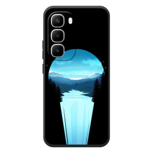 Летний Чехол на Infinix Hot 60 Pro Plus – Синий Водопад