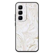 Мраморный чехол на Infinix Hot 60 Pro Plus (VPrint) (Белый мрамор)