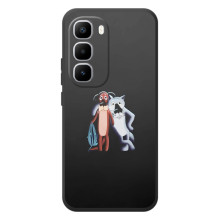 Мультяшный принт на Чехол для Хот 60 Про Плюс (Шо, опять)