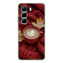 Чохол з унікальним дизайном 'Осінь з кавою' для Infinix Hot 60 Pro Plus – Кава на ковдрі