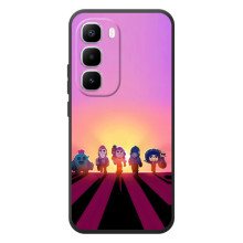 Силиконовый Чехол на Infinix Hot 60 Pro Plus с картинкой Brawl Stars (Персонажи в закате)