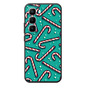 Силіконовий бампер на різдво для Infinix Hot 60 Pro Plus (Льодяники)