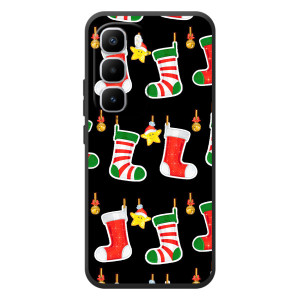Силіконовий бампер на різдво для Infinix Hot 60 Pro Plus (Різдвяні подарунки)