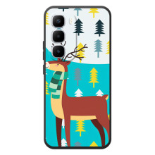 Силиконовый бампер с картинкой животных для Infinix Hot 60 Pro Plus