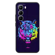 Силиконовый бампер с картинкой животных для Infinix Hot 60 Pro Plus – Тигр-Арт