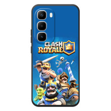 Силиконовый Чехол (атрибутика Клеш Роял) для Infinix Hot 60 Pro Plus (Клеш Король)