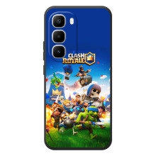 Силиконовый Чехол (атрибутика Клеш Роял) для Infinix Hot 60 Pro Plus (Клеш рояль)