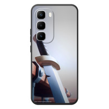Силиконовый Чехол (атрибутика Клеш Роял) для Infinix Hot 60 Pro Plus (Меч варвара)