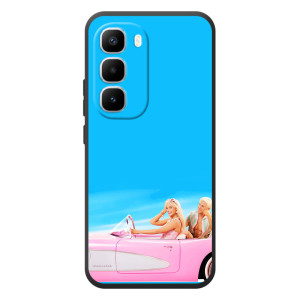 Силиконовый Чехол Барби Фильм на Infinix Hot 60 Pro Plus (Барби и Кен)