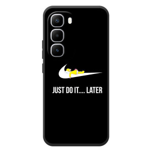 Силиконовый Чехол на Infinix Hot 60 Pro Plus с картинкой Nike (Later)