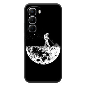 Силиконовый Чехол с принтом "Космонавты" на Infinix Hot 60 Pro Plus – Космонавт