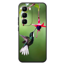 Силиконовый чехол с птичкой на Infinix Hot 60 Pro Plus – Калибри