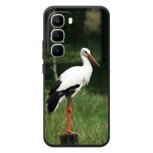 Силиконовый чехол с птичкой на Infinix Hot 60 Pro Plus – Лелека