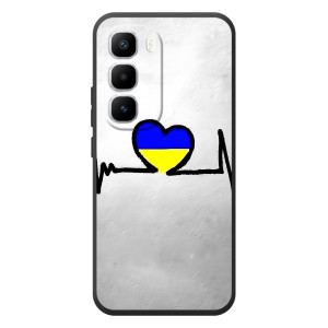Силіконовий Чохол  на Infinix Hot 60 Pro Plus (Я-Україна) – Українська кардіограма