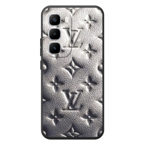 Текстурный Чехол Louis Vuitton для Хот 60 Про Плюс (Бежевый ЛВ)