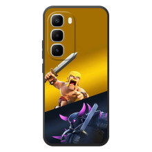 Чехол з героями Клеш Рояль для Infinix Hot 60 Pro Plus (Варвар против Пекка)