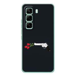Чехлы (ART) Цветы на Infinix Hot 60 Pro (VPrint)