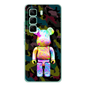 Чохли для Infinix Hot 60 Pro - Bearbrick Louis Vuitton (PREMIUMPrint)