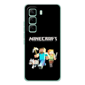 Чохол Майнкрафт на Infinix Hot 60 Pro (AlphaPrint) Minecraft