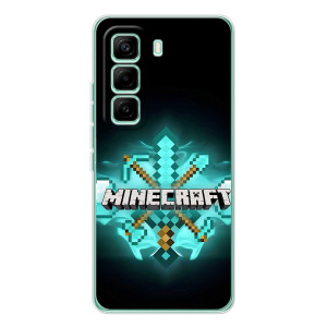 Чохол майнкрафт для Infinix Hot 60 Pro – MineCraft 2