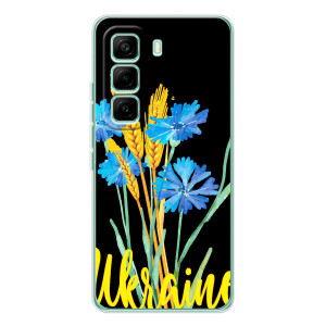 Чохол на Infinix Hot 60 Pro (Український дизайн) (Україна в квітах)
