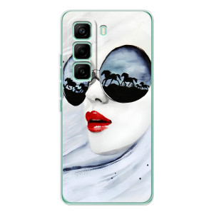 Чохол з картинкою Модні Дівчата Infinix Hot 60 Pro (Любителька коней)