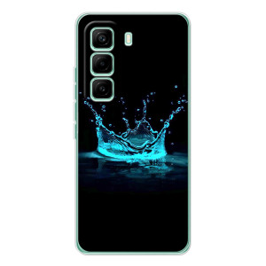 Чохол з Короною Хот 60 Про - (AlphaPrint)