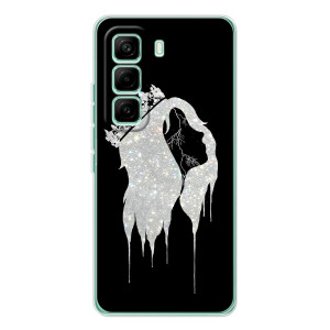 Чохол з Короною Хот 60 Про - (AlphaPrint)