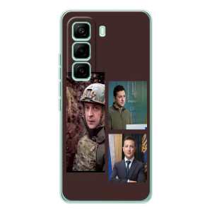 Чохол для Infinix Hot 60 Pro (AlphaPrint - с принтом Зеленського)