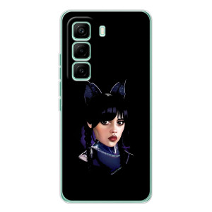 Чехлы Венсдей на Infinix Hot 60 Pro Уэнсдей (AlphaPrint)