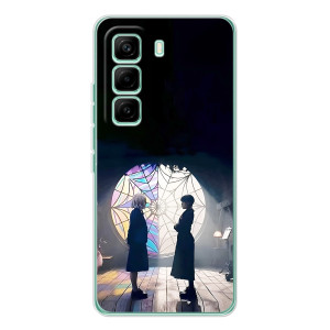 Чехлы Венсдей на Infinix Hot 60 Pro Уэнсдей (AlphaPrint)