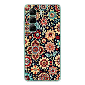 Чехол с принтом Ковер для Infinix Hot 60 Pro – Цветочный ковер