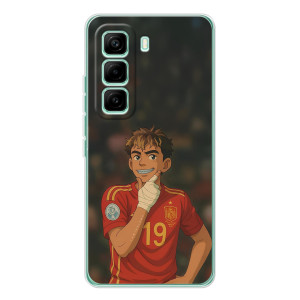 Чехол с футболистом Ламин Ямаль Infinix Hot 60 Pro