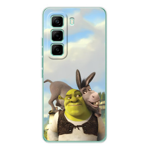 Чехол с мультфильмом Шрек на Infinix Hot 60 Pro