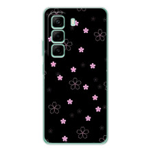 Чехол с розовым рисунком для Infinix Hot 60 Pro