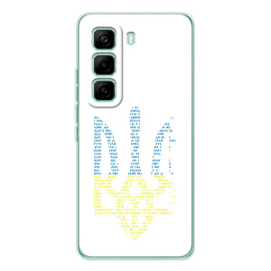 Чохол з українським гербом на Infinix Hot 60 Pro (Герб з гімном України)