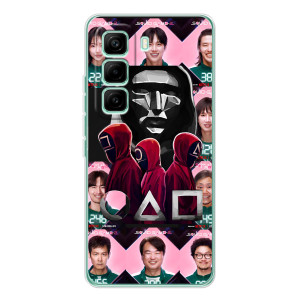 Чехол Гра в кальмара для Infinix Hot 60 Pro