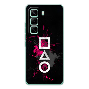 Чехол Гра в кальмара для Infinix Hot 60 Pro