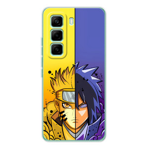 Купить Чохли на телефон з принтом Anime для Infinix Hot 60 Pro (Naruto Vs Sasuke)