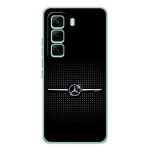 Силіконовий бампер з картинкою машини на Infinix Hot 60 Pro – Mercedes