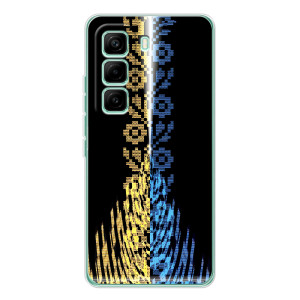 Силіконовый Чохол на Infinix Hot 60 Pro – Патріотична вишиванка