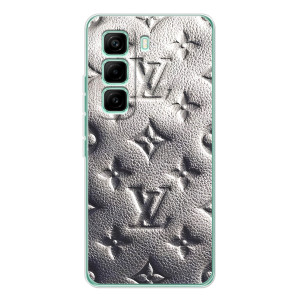 Текстурний Чохол Louis Vuitton для Хот 60 Про – Бежевий ЛВ