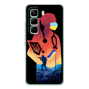 ЗСУ Чохли (TPU) для Infinix Hot 60 Pro (ЗСУ Лікар)