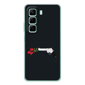 Чехлы (ART) Цветы на Infinix Hot 60 (VPrint)