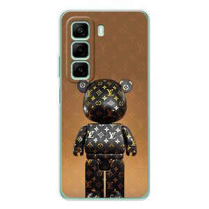 Чохли для Infinix Hot 60 - Bearbrick Louis Vuitton (PREMIUMPrint)
